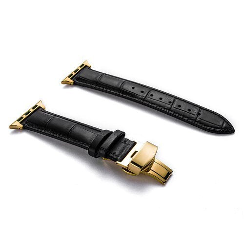 Watch strap leather