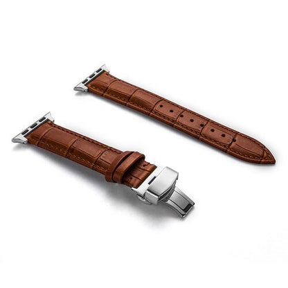 Watch strap leather