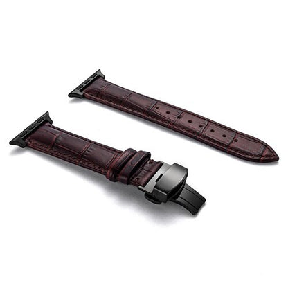 Watch strap leather