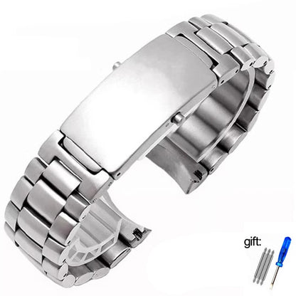 Quality 316L Silver Stainless steel Watch Bands Strap For omega seamaster speedmaster planet ocean Belt