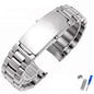 Quality 316L Silver Stainless steel Watch Bands Strap For omega seamaster speedmaster planet ocean Belt