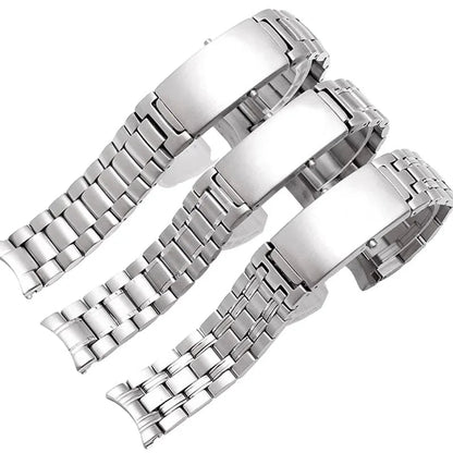 Quality 316L Silver Stainless steel Watch Bands Strap For omega seamaster speedmaster planet ocean Belt