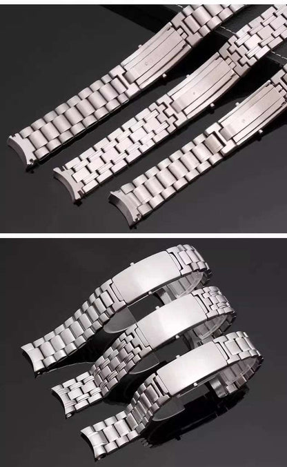 Quality 316L Silver Stainless steel Watch Bands Strap For omega seamaster speedmaster planet ocean Belt