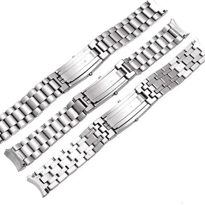 Quality 316L Silver Stainless steel Watch Bands Strap For omega seamaster speedmaster planet ocean Belt