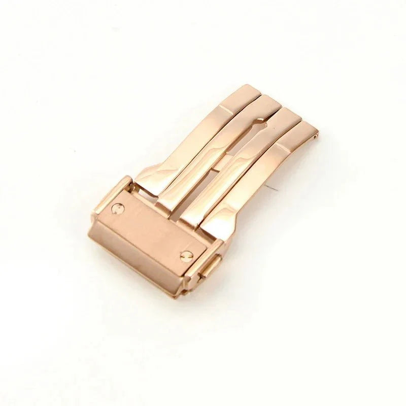 20 22mm Solid Stainless Steel Buckle for Hublot Big Bang Men Women Leather WatchBand Matel Folding Buckle Accessories with Tool