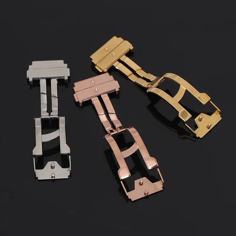 20 22mm Solid Stainless Steel Buckle for Hublot Big Bang Men Women Leather WatchBand Matel Folding Buckle Accessories