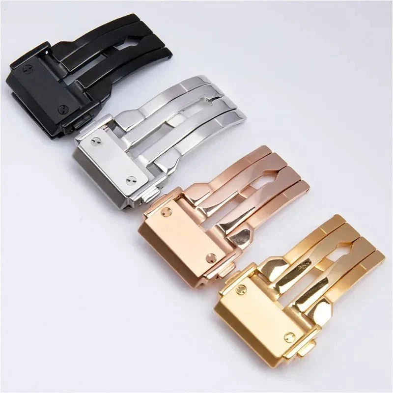 20 22mm Solid Stainless Steel Buckle for Hublot Big Bang Men Women Leather WatchBand Matel Folding Buckle Accessories