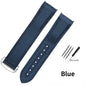 20mm 22mm Rubber Silicone Watch Band Nylon Watchband for Omega Strap Seamaster 300 Speedmaster 8900 9900 8800 Planet Ocean Belt