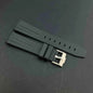 20mm black/white rubber strap accessories, stainless steel buckle watch accessories, tool suitable for GMT watch case strap