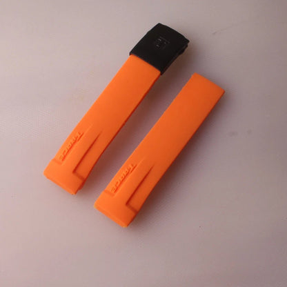 20mm Soft Rubber Silicone Watchband Strap Black Red Orange Waterproof Watch Band for Tissot Strap T048 T - Race T - Sports Bracelets