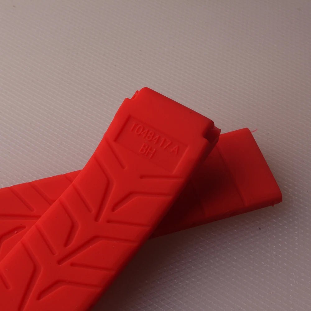 20mm Soft Rubber Silicone Watchband Strap Black Red Orange Waterproof Watch Band for Tissot Strap T048 T - Race T - Sports Bracelets