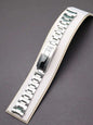 20mm Watch Strap 316L Stainless Steel Bracelet Brushed And Polishing Watchband Parts Glide Lock Clasp