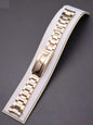 20mm Watch Strap 316L Stainless Steel Bracelet Brushed And Polishing Watchband Parts Glide Lock Clasp