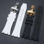 24MM 27MM Silicone rubber Watchband For Audemars for Strap AP Royal Oak Series Band Women' Bracelet butterfly buckle tools