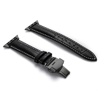 Watch strap leather