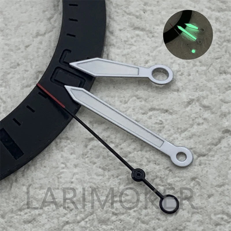 C3 glow-in-the-dark watch hands fit the pilot dial with NH35 NH36 movement watch modification accessories