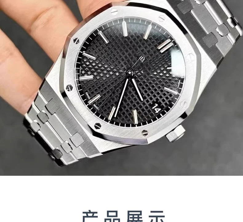 316L Stainless Steel Silver Bracelet For AP 15400 15500 Audemars Piguet Royal Oak Strap Men waterproof Watch Band 21mm 26mm