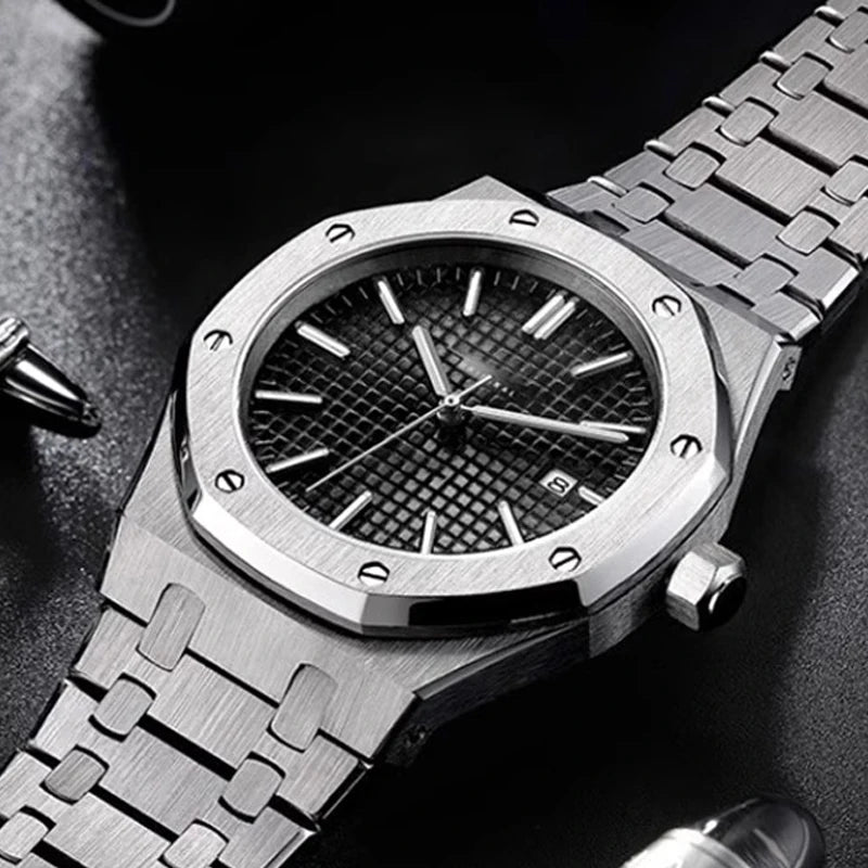 316L Stainless Steel Silver Bracelet For AP 15400 15500 Audemars Piguet Royal Oak Strap Men waterproof Watch Band 21mm 26mm