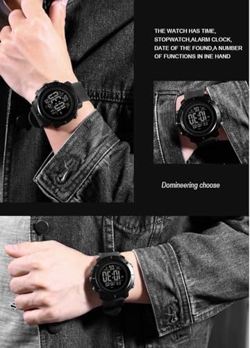 Boys Watch Digital Sports Waterproof Military Back Light Teenager Watch