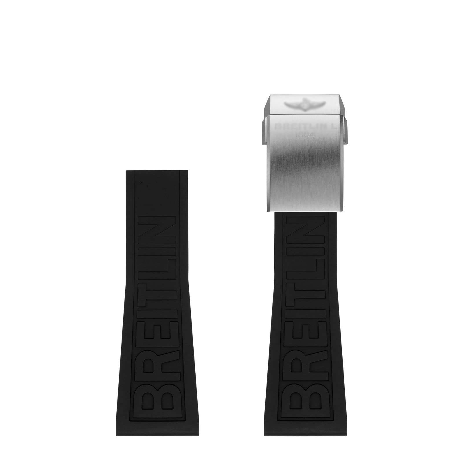 Breitling UMCNVV For Breitling BLACK DIVER PRO Rubber Watchbands 22mm 24mm Rubber Watchband For AVENGER NAVITIMER WORLD Rubber Waterproof Soft Watch Strap With Buckle | Kişisel Mağaza İsmi - 22mm