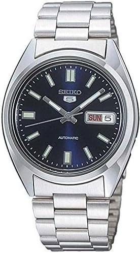 Seiko Men's Analogue Automatic Self-Winding Watch with Stainless Steel Bracelet – SNXS73K