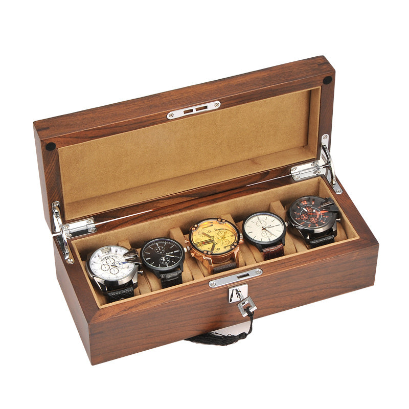 Purple elm solid wood watch box watch box