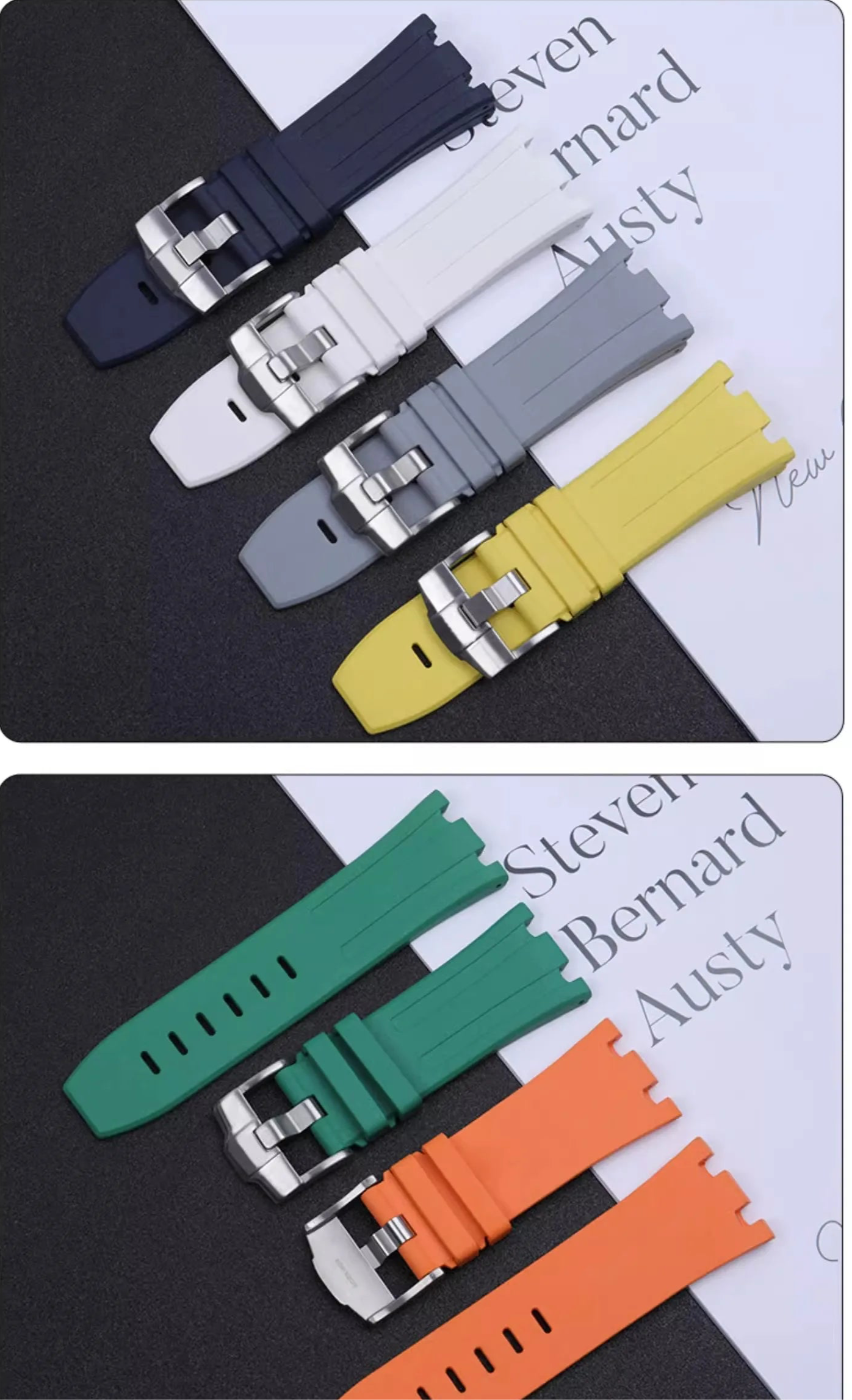 For Audemars and Piguet Royal Oak Strap Original AP 15710 26470 Silicone Rubber Sport Watch Strap 28mm Watchband accessories