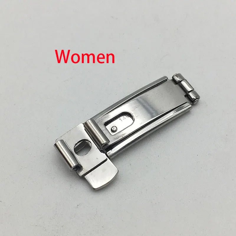 6MM 9MM Substitute OMG Watch Buckle Omega Collection Superba Double Press Folding Buckle Solid Steel Belt Watch Buckle Parts