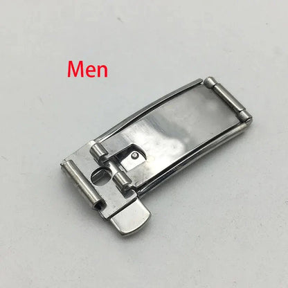 6MM 9MM Substitute OMG Watch Buckle Omega Collection Superba Double Press Folding Buckle Solid Steel Belt Watch Buckle Parts