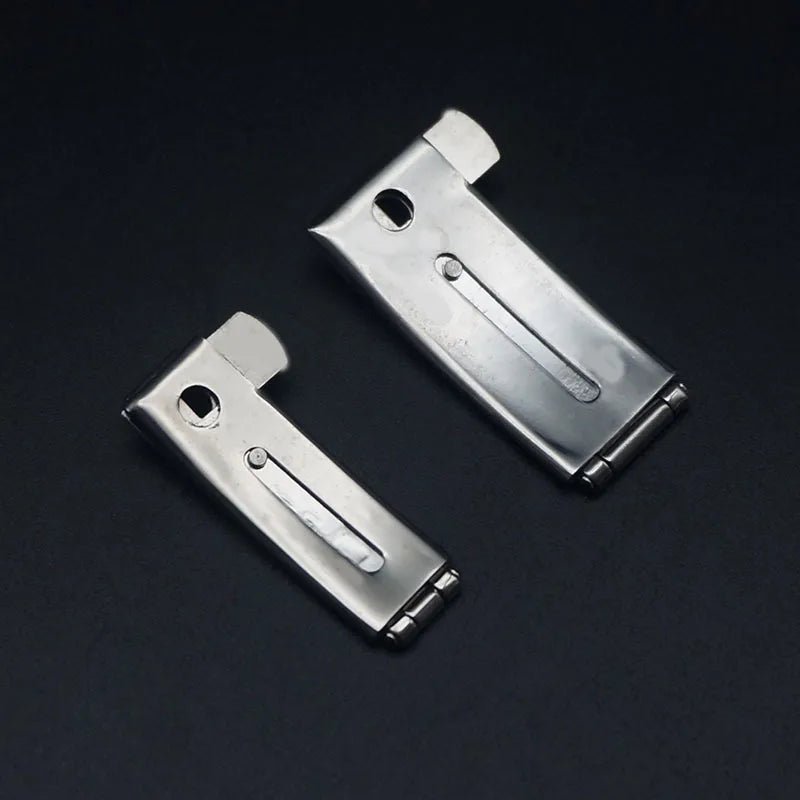 6MM 9MM Substitute OMG Watch Buckle Omega Collection Superba Double Press Folding Buckle Solid Steel Belt Watch Buckle Parts