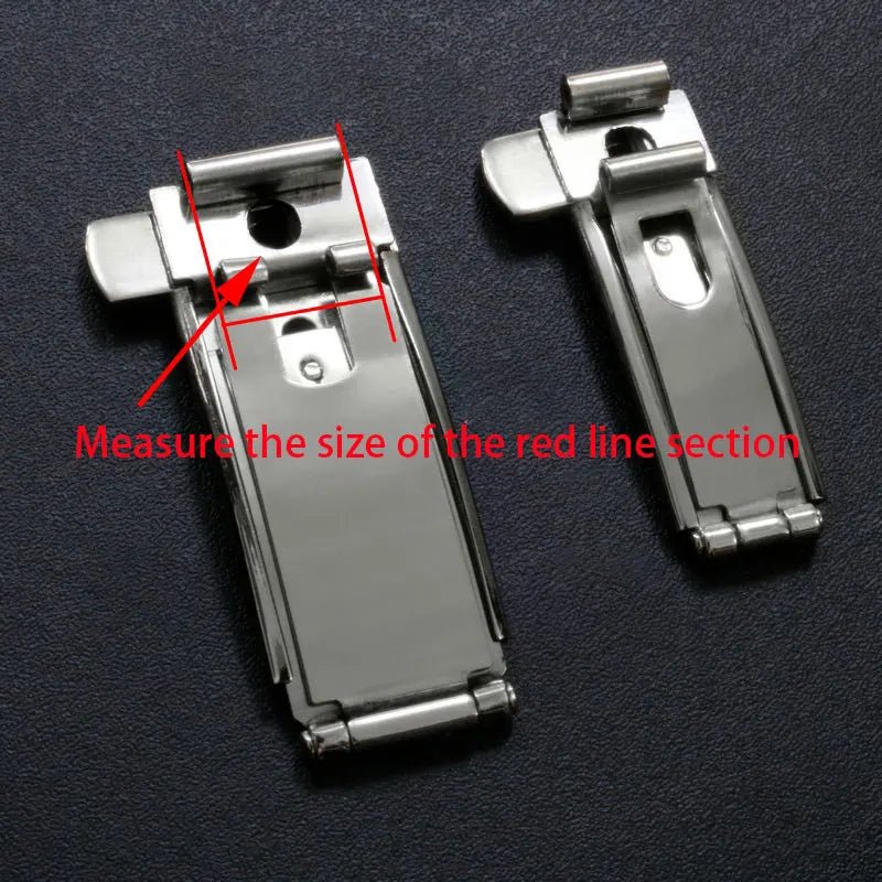 6MM 9MM Substitute OMG Watch Buckle Omega Collection Superba Double Press Folding Buckle Solid Steel Belt Watch Buckle Parts