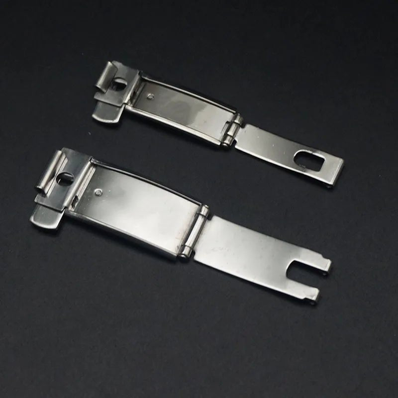 6MM 9MM Substitute OMG Watch Buckle Omega Collection Superba Double Press Folding Buckle Solid Steel Belt Watch Buckle Parts