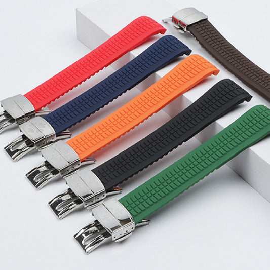 Rubber Watch Strap Baida ''silicone Strap 21mm Folding Buckle