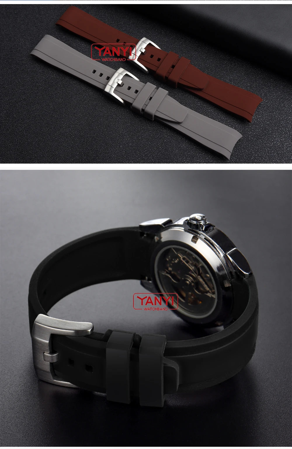 High-quality Rubber watchband