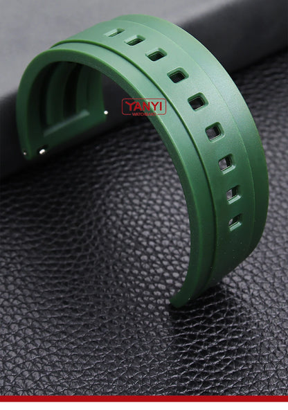 Rubber Watchband  for rolex omega seiko tissot watches band quick release bar