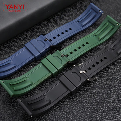 Rubber Watchband  for rolex omega seiko tissot watches band quick release bar