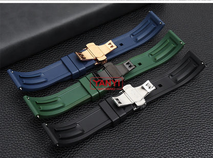 Rubber Watchband  for rolex omega seiko tissot watches band quick release bar