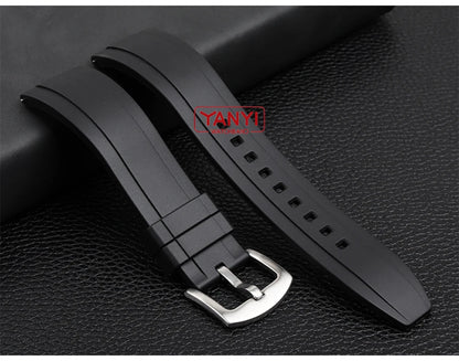 Rubber Watchband  for rolex omega seiko tissot watches band quick release bar