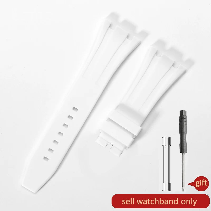 Audemars Piguet Premium Waterproof Silicone Watch Band for Audemars Piguet R | Kişisel Mağaza İsmi - 