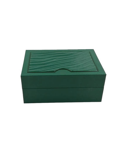 Factory Direct Substitute Original Rolexables Green Watch Box Luxury Brand with File Card Can Be Customized AAA Watch Box