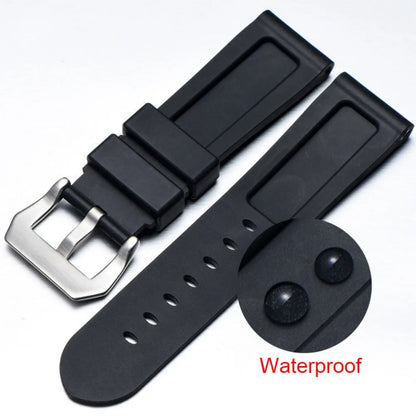 for Panerai Strap Silicone Bracelet for Omega Mens Women Sport