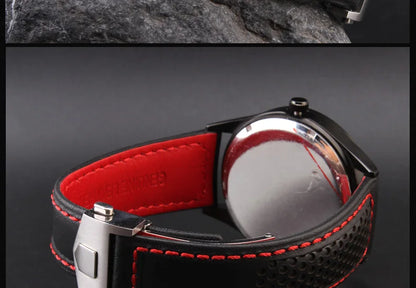 COW Genuine Leather Watch Strap 19mm 20mm 22mm watchband for tag heuer Carrera Monaco F1 watch band Red Men Fold buckle bracelet