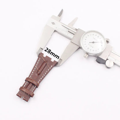 Watch accessories for Audemars Piguet for AP Royal Oak Offshore series strap leather strap 28mm