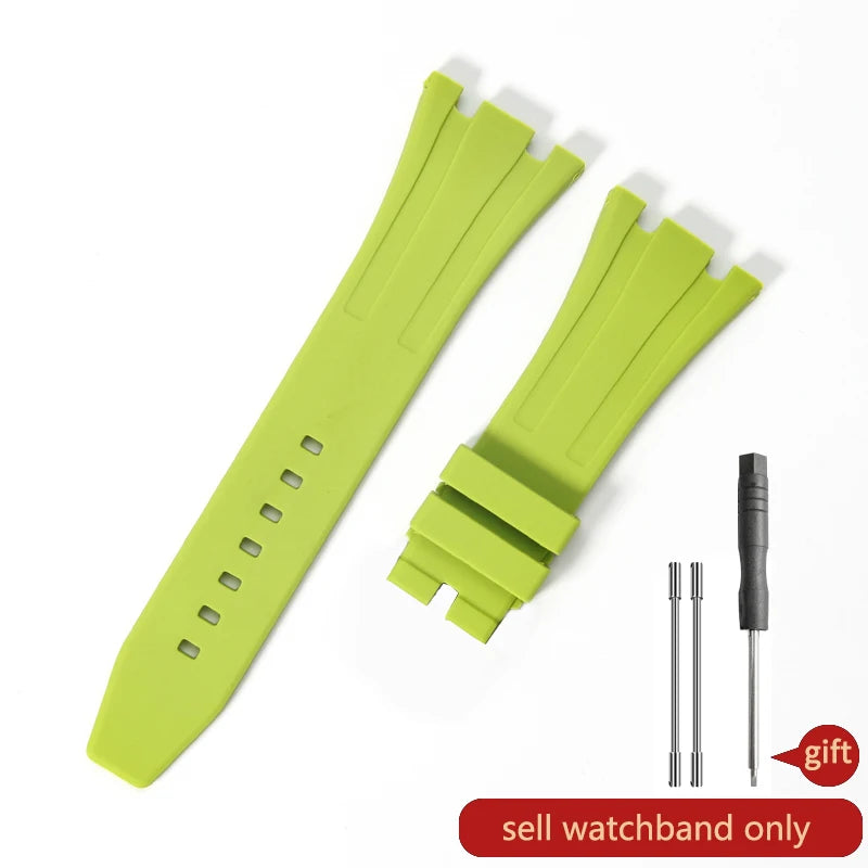 Audemars Piguet Premium Waterproof Silicone Watch Band for Audemars Piguet R | Kişisel Mağaza İsmi - 