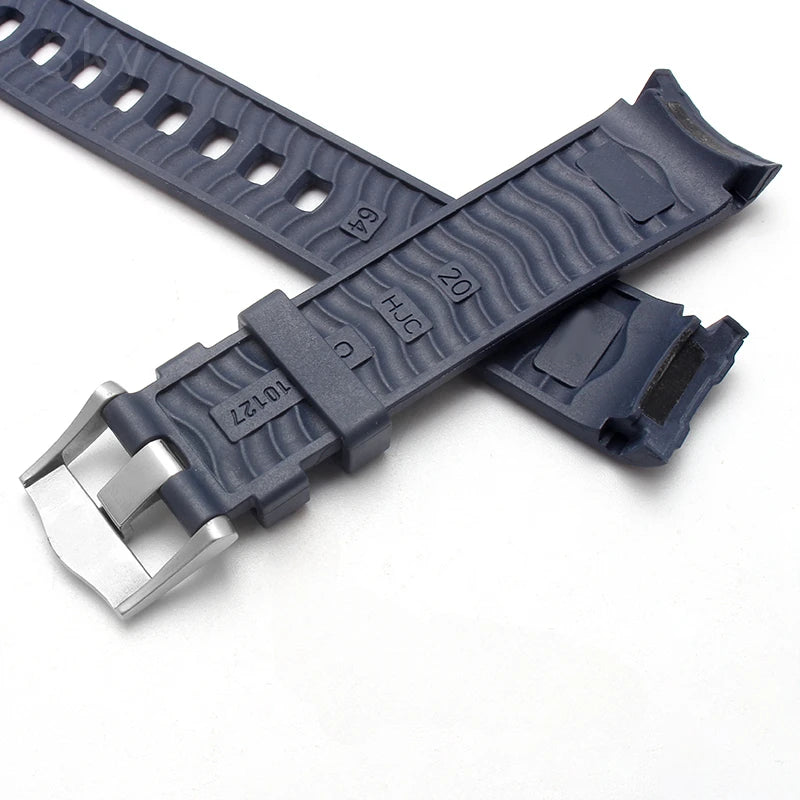 Watchband for Omega New Seahorse 300 Rubber