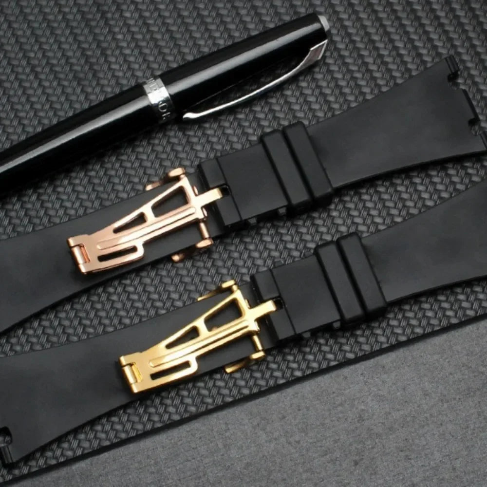 Rubber Watch Strap  For AP  Royal Oak