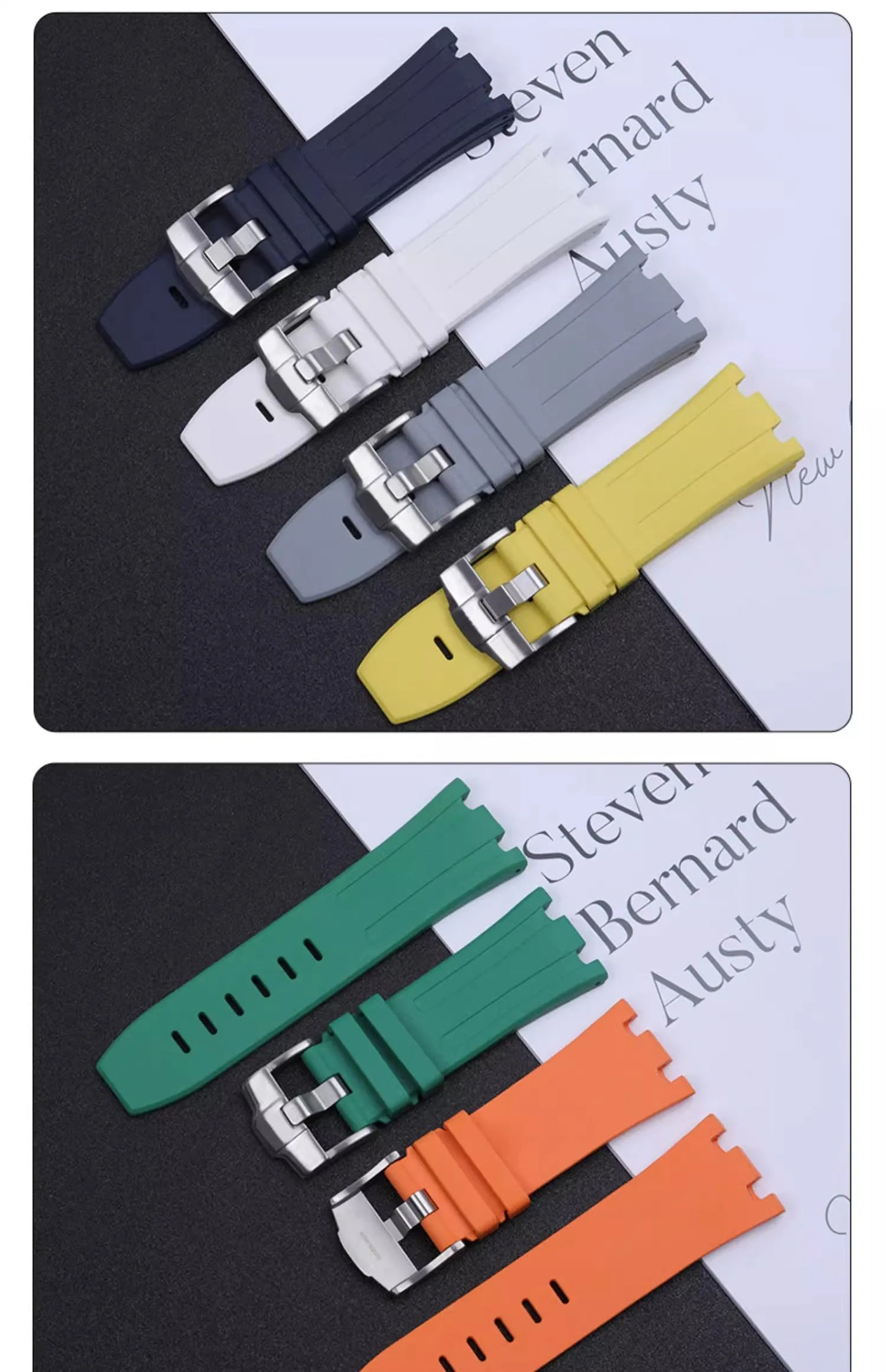 For Audemars and Piguet Royal Oak Strap Original AP 15710 26470 Silicone Rubber Sport Watch Strap 28mm Watchband accessories