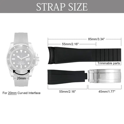 Watch Band for Omega X Swatch joint Moonswatch