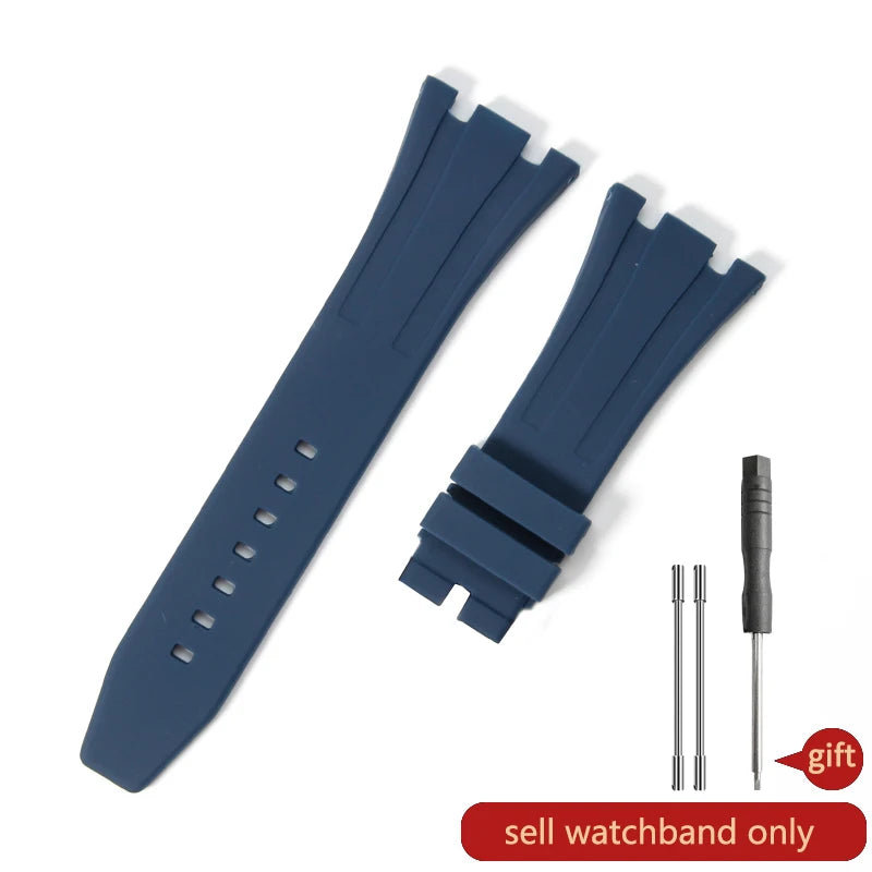 Audemars Piguet Premium Waterproof Silicone Watch Band for Audemars Piguet R | Kişisel Mağaza İsmi - 