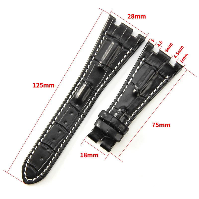 Cow Leather Watch Strap for AP Royal Oak Offshore